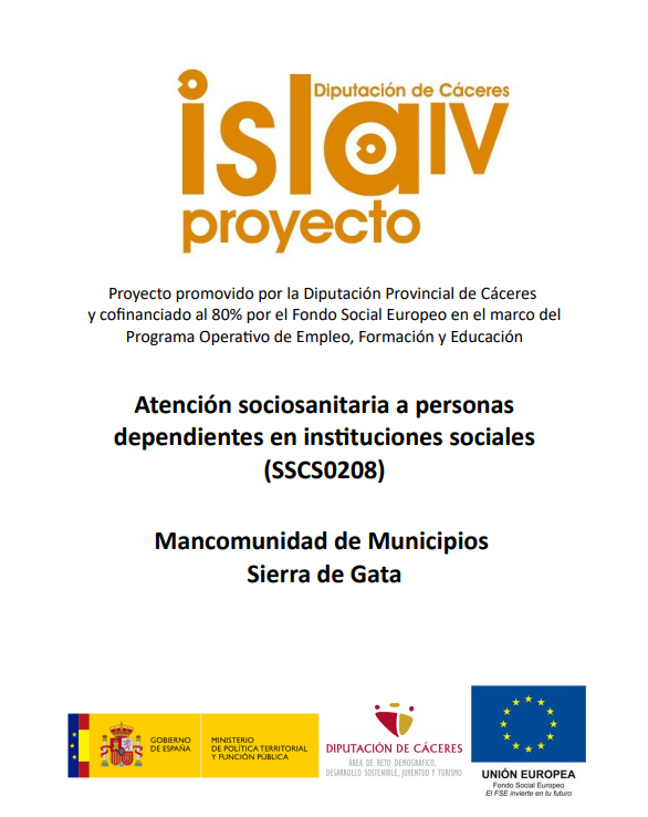 Imagen ACCIONES FORMATIVAS PROYECTO ISLA IV DE LA DIPUTACIÓN PROVINCIAL DE CÁCERES.